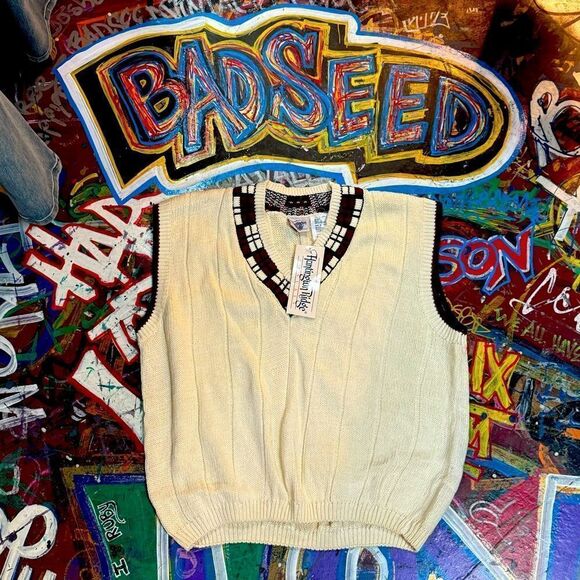 NWT Huntington Ridge Vintage 1980’s Seater Vest Classic style new condition - Picture 1 of 8